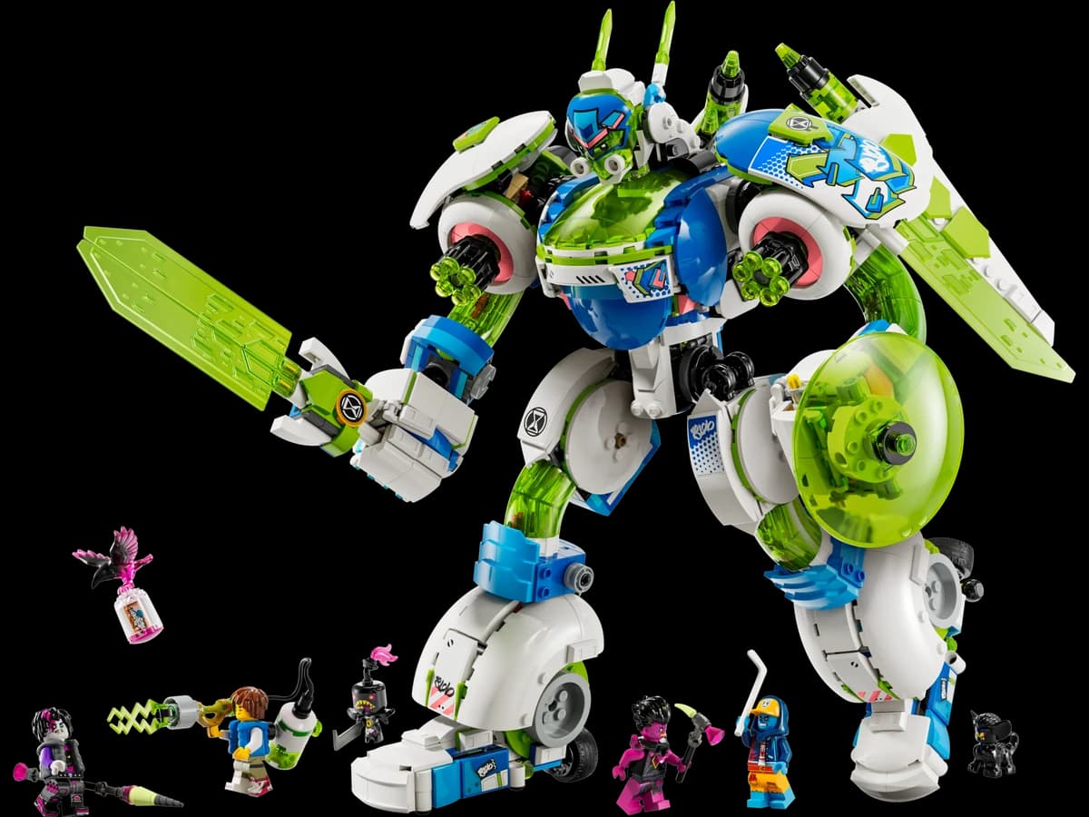 Mateo and Z-Blob the Knight Battle Mech