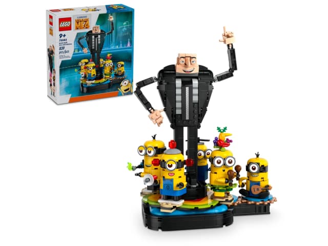 Brick-Built Gru and Minions - Image 2