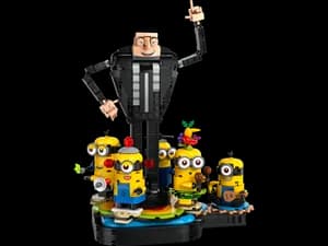 Brick-Built Gru and Minions