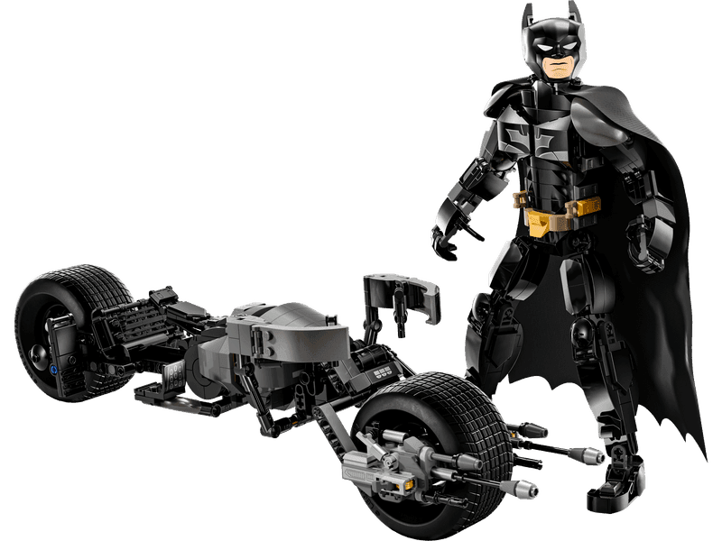 Batman™ Construction Figure and the Bat-Pod Bike