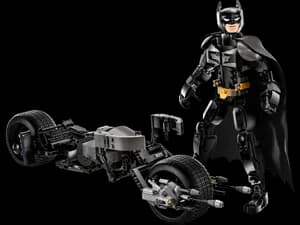 Batman™ Construction Figure and the Bat-Pod Bike