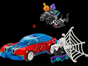 Spider-Man Race Car & Venom Green Goblin