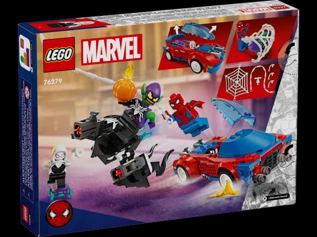 Spider-Man Race Car & Venom Green Goblin - Image 5