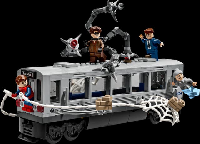 Spider-Man vs. Doc Ock Subway Train Scene - Image 1