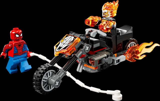 Spider-Man vs. Ghost Rider Motorcycle - Image 1