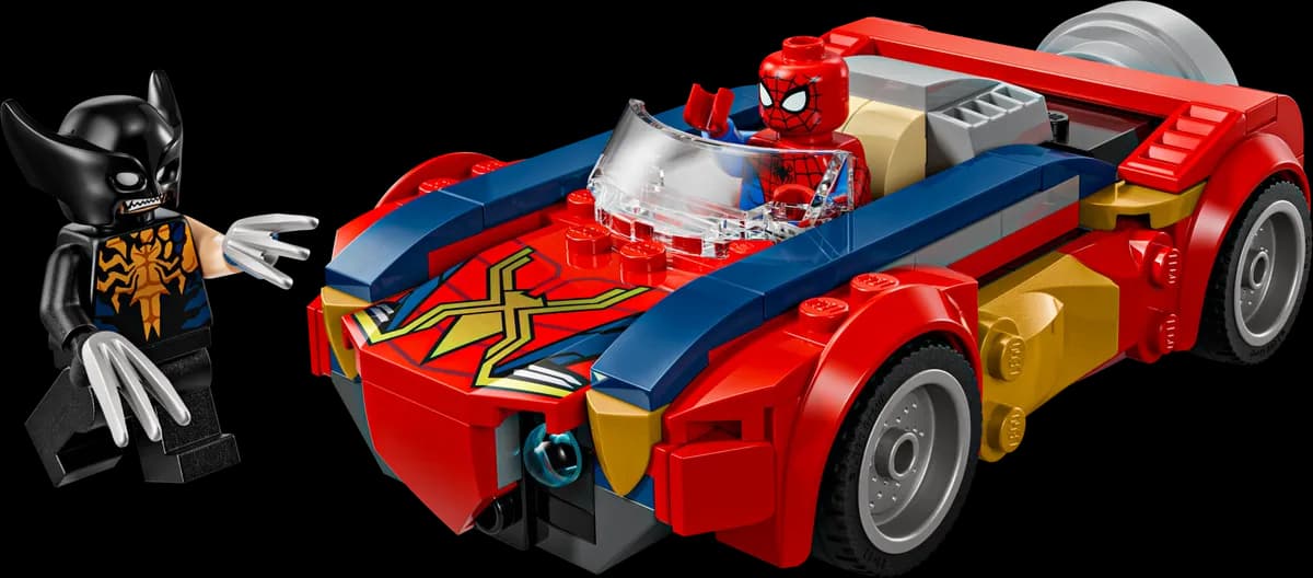 Spider-Man Car vs. Venomized Wolverine