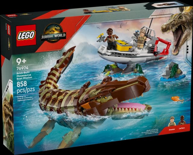 Brick-Built Mosasaurus Boat Mission - Image 6