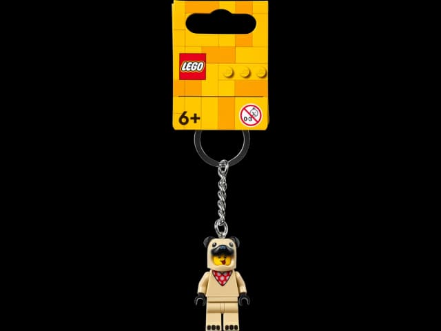 French Bull Dog Guy Keyring - Image 2