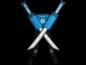 Crossing Katanas with Sheath