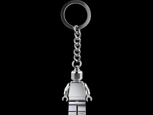 Silver Minifigure Key Chain - Image 1