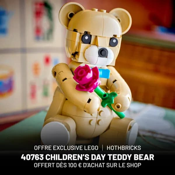 Free LEGO Creator Teddy Bear Returns to Official Shop