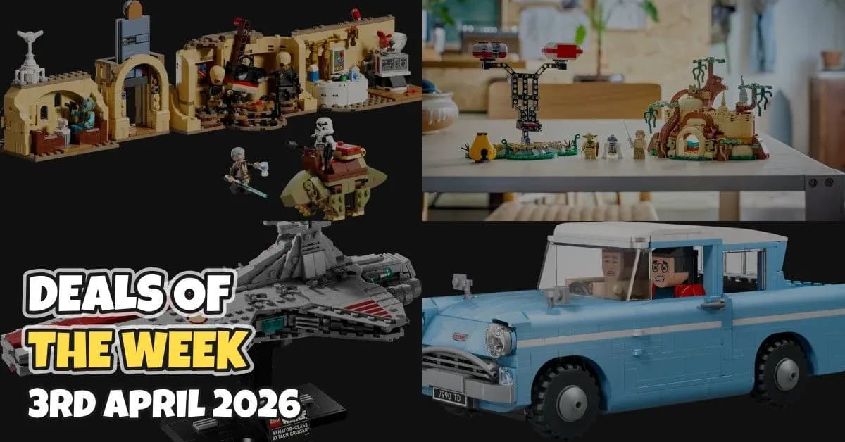 Featured image for article: Weekly LEGO Deals Roundup - 3 April 2026