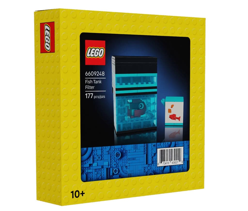Featured image for article: LEGO's Fish Tank Gets Even More Realistic with New Filter GWP