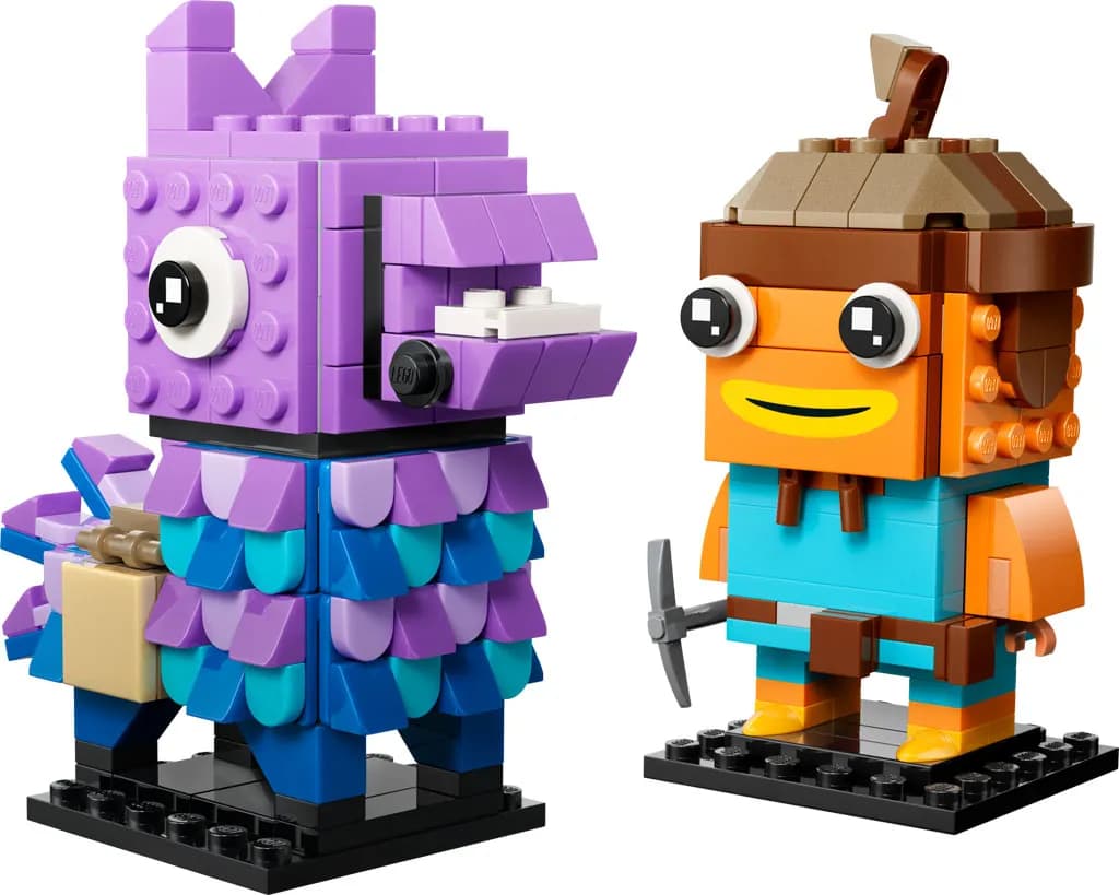 Featured image for article: New Fortnite BrickHeadz Set Brings Supply Llama and Fishstick to Your Shelf