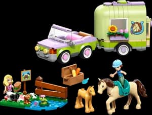 Horse & Baby Foal Trailer