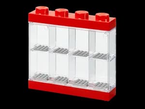 8-Minifigure Display Case – Red