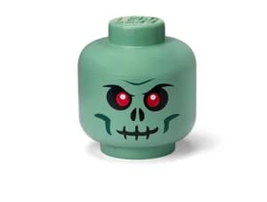 Large Skeleton Storage Head – Green